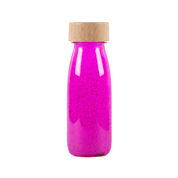 Sensorische Flasche FLOAT – Neonrosa - tablude.com