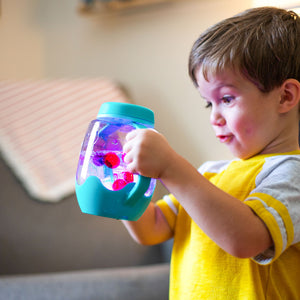 Sensorik-Glas zum Befüllen mit Wasser – blau - tablude.com
