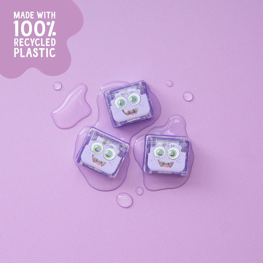 Sensorikwürfel, die im Wasser leuchten Lumi – violett - tablude.com