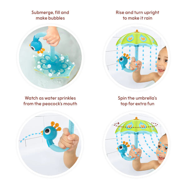 Badespielzeug Regenschirm - Pfau Grün - tablude.com