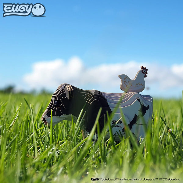 Öko-Puzzle 3D – Kuh - tablude.com