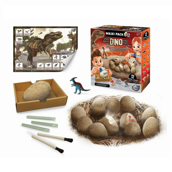 Mega-Packung Dinosaurier-Eier - 12 Stück - tablude.com