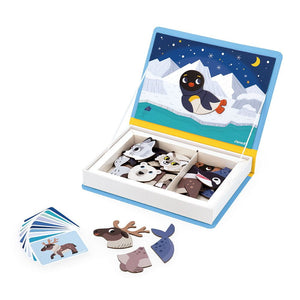 Magnetisches Puzzle Magnetibook – Polar-Tiere - tablude.com