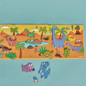 Magnetisches Puzzle Magneti'stories – Dinosaurier - tablude.com