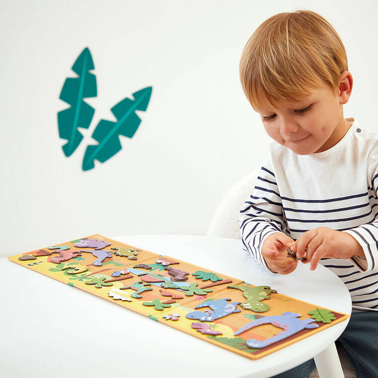 Magnetisches Puzzle Magneti'stories – Dinosaurier - tablude.com