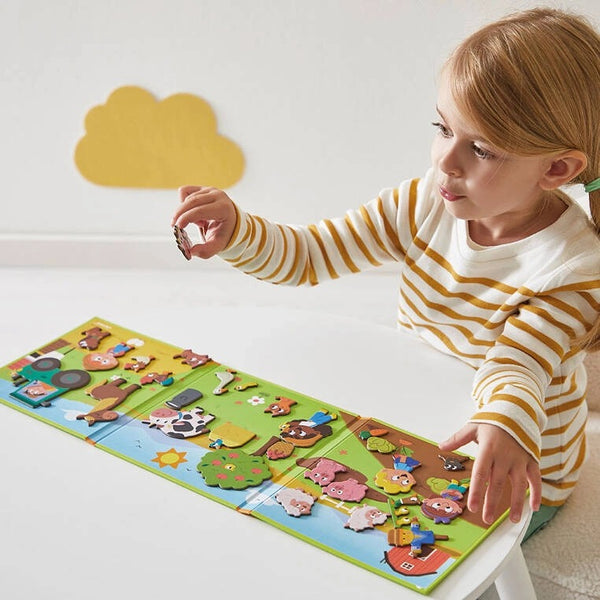 Magnetisches Puzzle Magneti'stories – Bauernhof - tablude.com