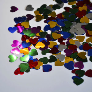 Konfetti-Herzen – verschiedene Farben - tablude.com