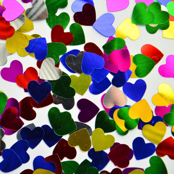 Konfetti-Herzen – verschiedene Farben - tablude.com