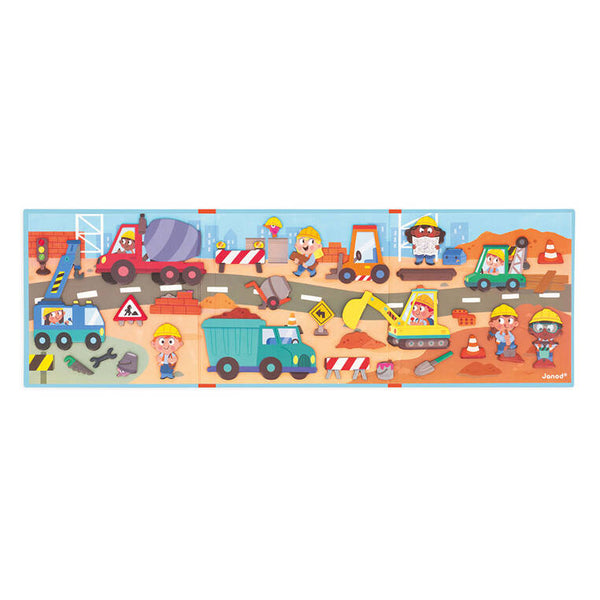 Magnetisches Puzzle Magneti'stories – Baustelle - tablude.com