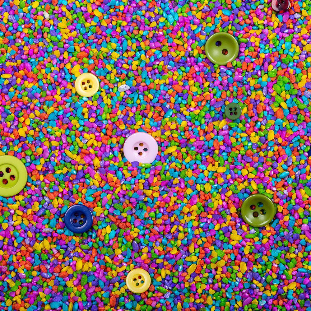 Beobachtungsflasche – Bunte Knöpfe - tablude.com