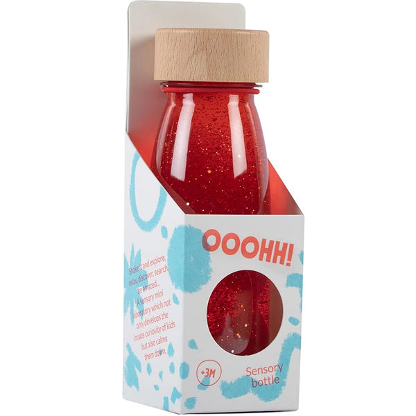 Butelka sensoryczna FLOAT Petit Boum - Czerwona - tablude.com