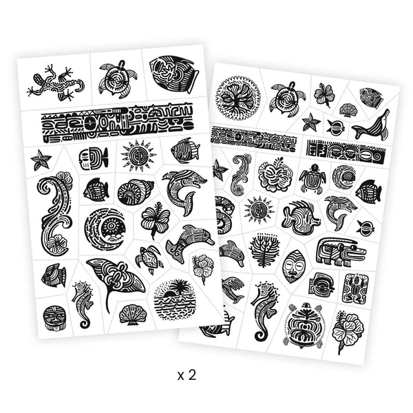 Tattoos für Kinder - Polynesien - tablude.com