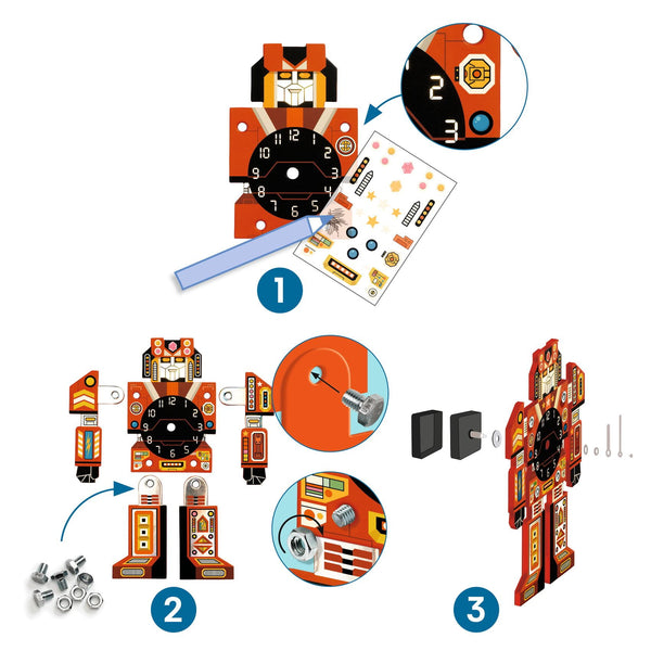 DIY-Kunstset – Roboteruhr - tablude.com