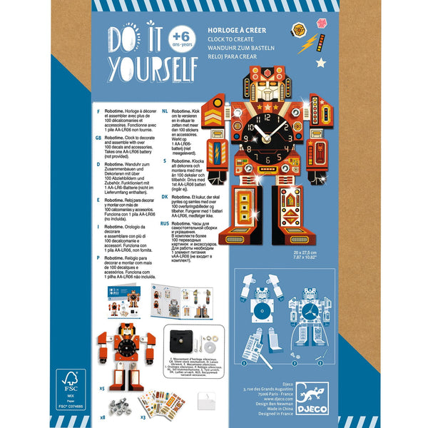 DIY-Kunstset – Roboteruhr - tablude.com