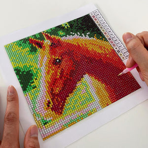 Kreativset – Diamond Painting, Eule