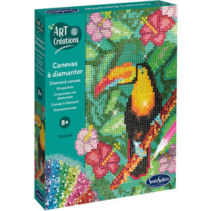 Kreativset mit Diamantbild – Tukan