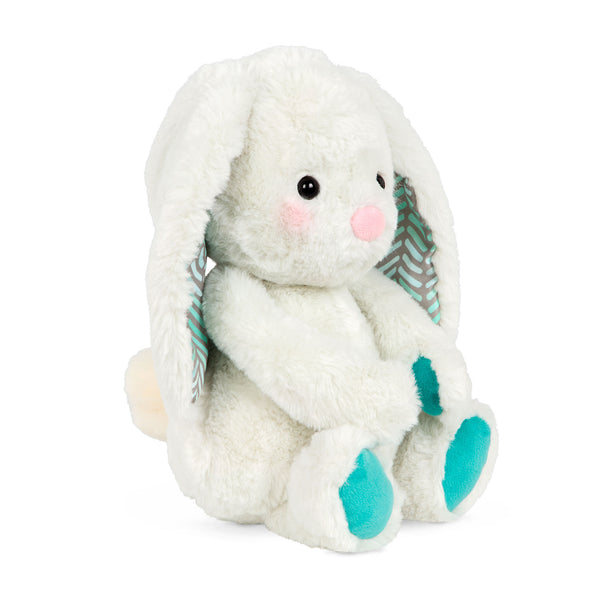 Pluszowy króliczek HappyHues B. Toys - Mint Bunny - tablude.com