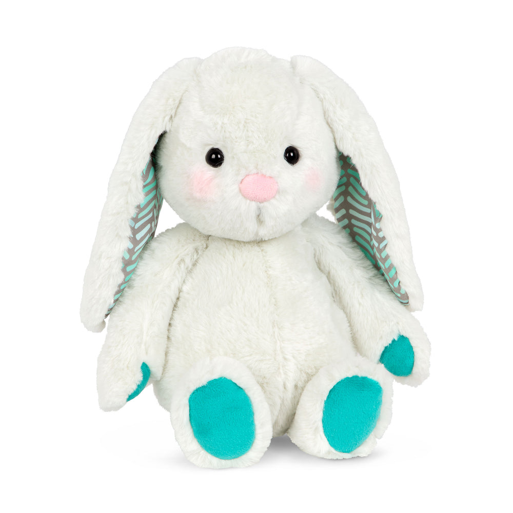 Pluszowy króliczek HappyHues B. Toys - Mint Bunny - tablude.com