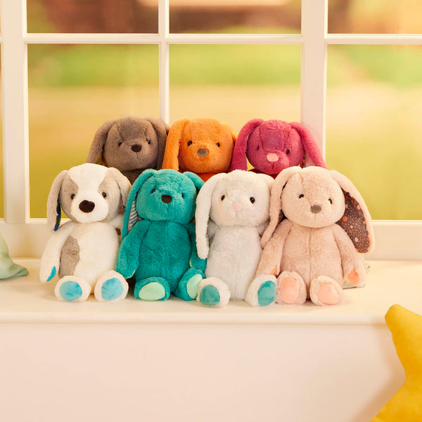 Pluszowy króliczek HappyHues B. Toys - Cottontail Cutie - tablude.com