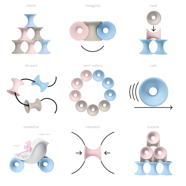 Kreatives Spielzeug – Tulu 3-tlg. Pastell - tablude.com