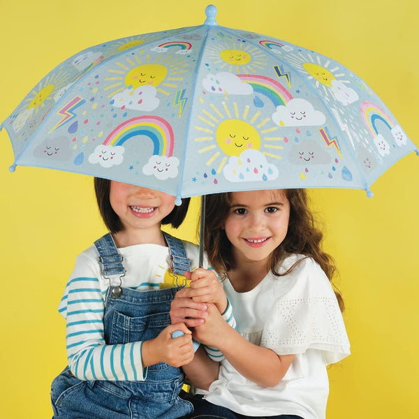 Magischer Farbwechsel-Regenschirm - Sonne und Wolken - tablude.com