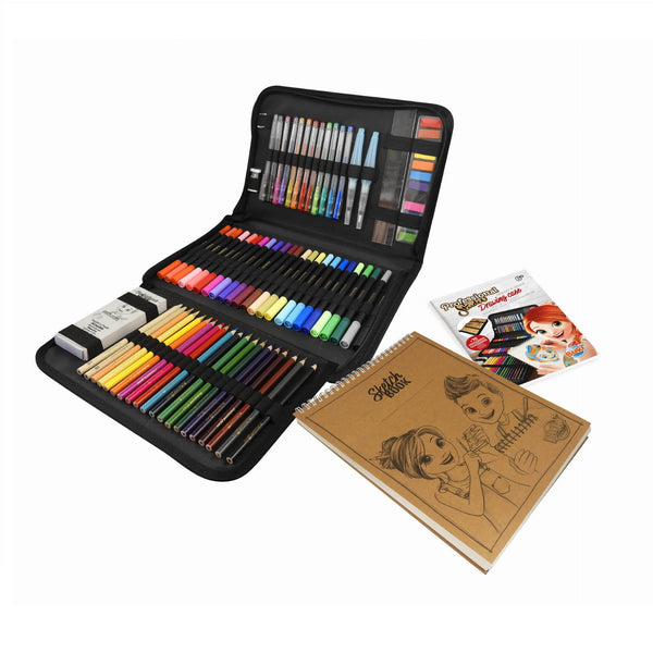 Kleine Künstlermappe mit Skizzenbuch - tablude.com