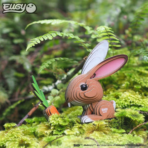 Öko-Puzzle 3D – Kaninchen - tablude.com