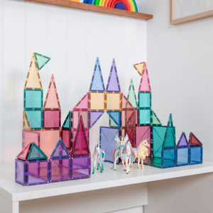 Magnetbausteine – Pastell-Geometrie-Set 40 Teile - tablude.com
