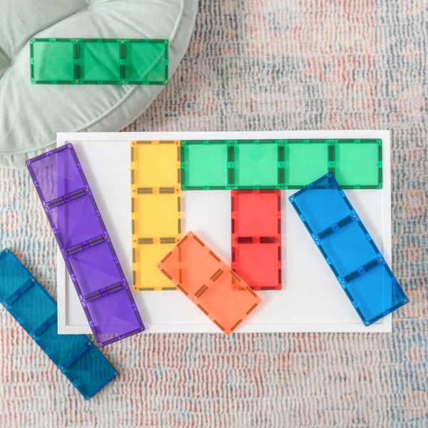 Magnetbausteine - Regenbogen Rechteck Pack 18 Teile - tablude.com