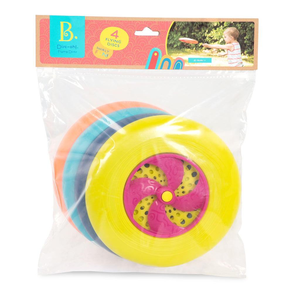 Satz von 4 Plastikscheiben für das Arcade-Spiel - Disc-Oh! - tablude.com