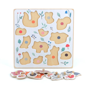 Holzpuzzle – Waldtiere