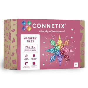 Magnetbausteine – Pastell-Geometrie-Set 40 Teile - tablude.com