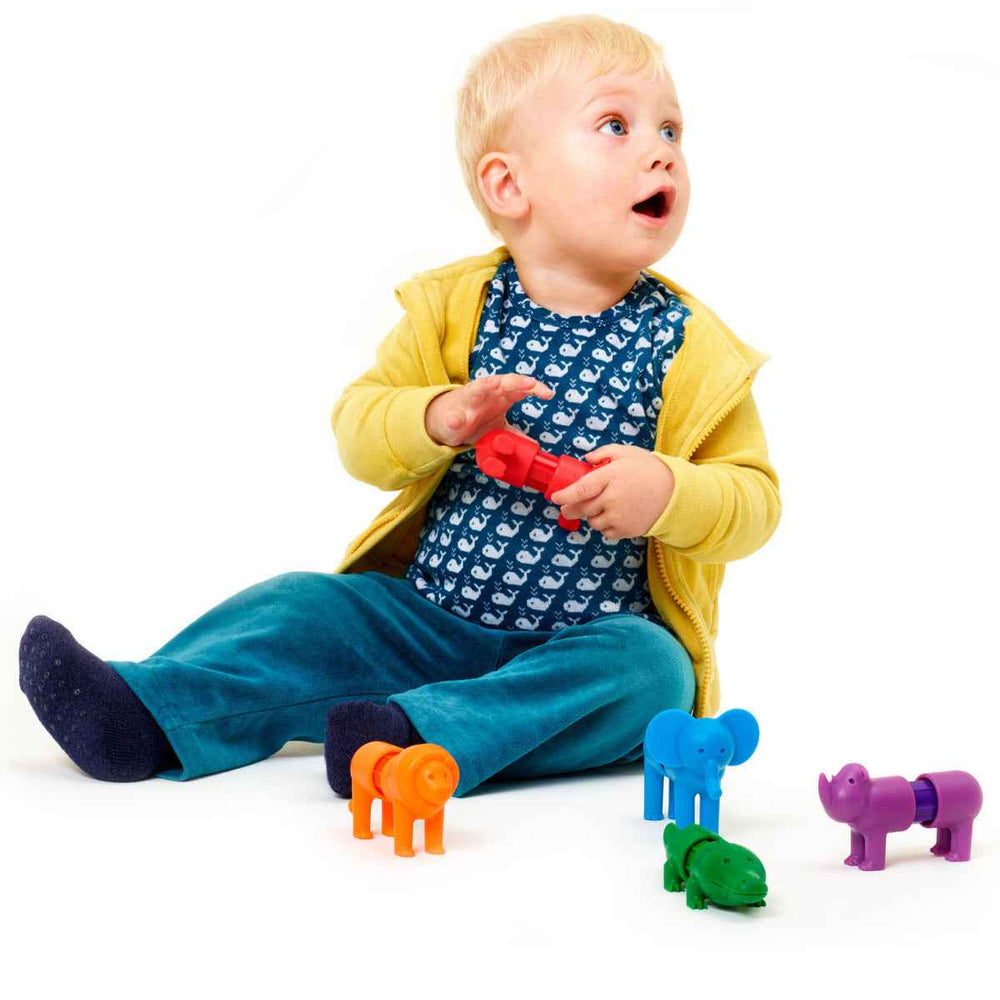 Klocki Smart Max IUVI Games - My First Safari Animals