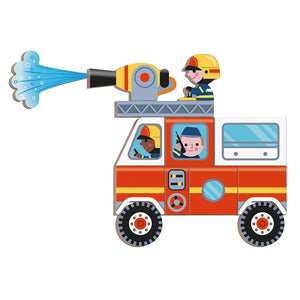 Magnetisches Puzzle Magnetibook – Feuerwehr - tablude.com