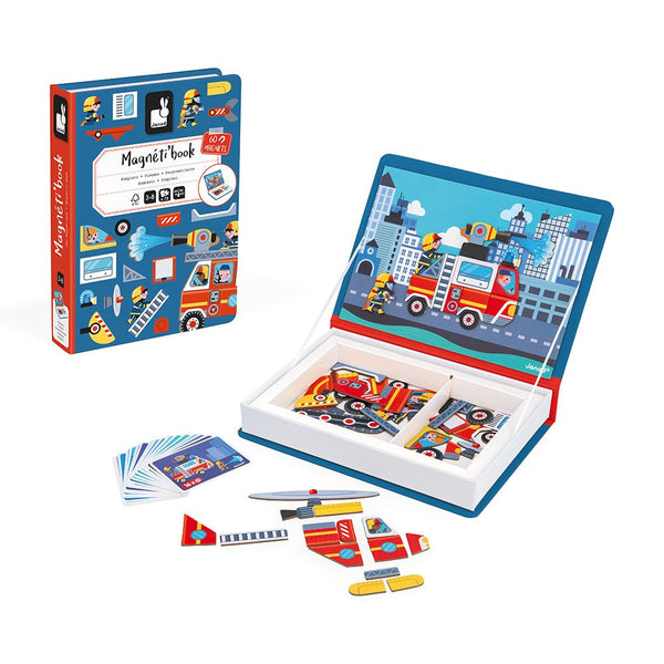 Magnetisches Puzzle Magnetibook – Feuerwehr - tablude.com