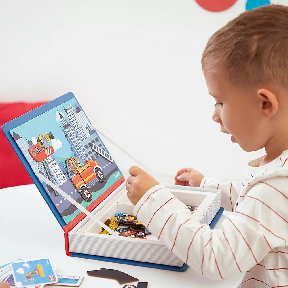 Magnetisches Puzzle Magnetibook – Feuerwehr - tablude.com
