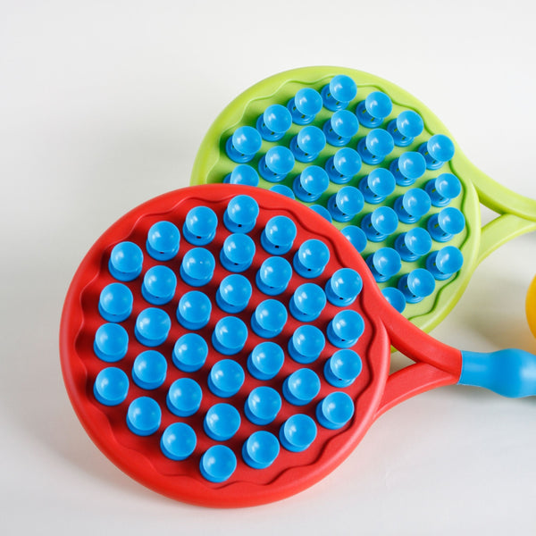 Set mit doppelseitigen Schlägern und Ball – Beach Boppers - tablude.com