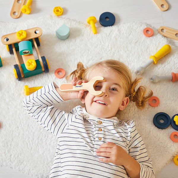 Bausatz mit 100 Teilen von Brico'kids