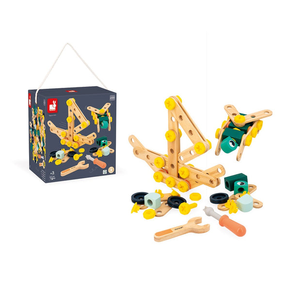 Bausatz mit 100 Teilen von Brico'kids