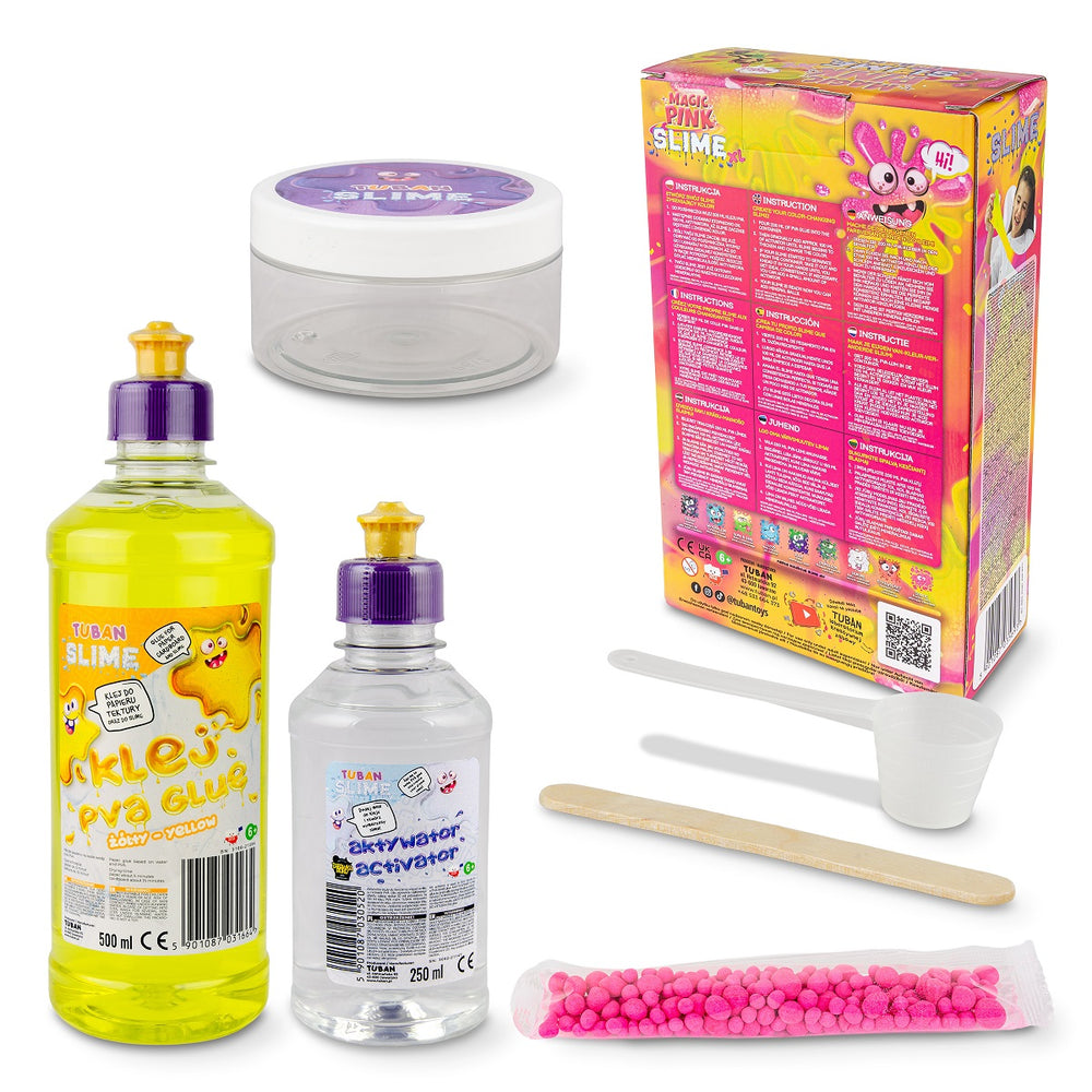 DIY-Set für farbwechselnden Schleim – Pink XL