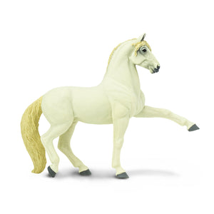 Figur – Andalusischer Hengst, weißes Pferd - tablude.com