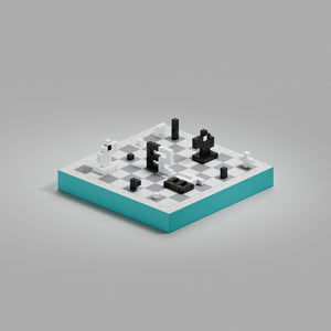 Magnetische Bausteine Schach