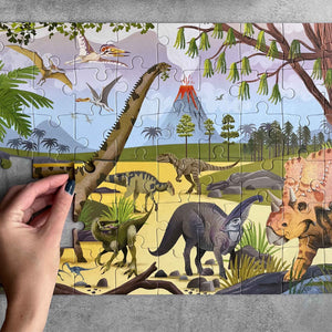 Im Dunkeln leuchtendes Puzzle – Dinosaurier 4+ - tablude.com