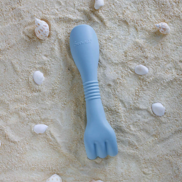 Harke und Schaufel 2in1 – Hellblau - tablude.com