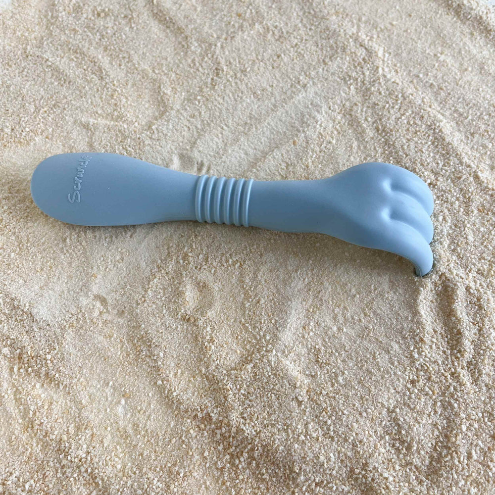 Harke und Schaufel 2in1 – Hellblau - tablude.com