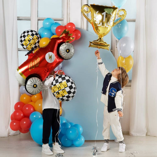 Folienballon – Schachbrett Happy Birthday 45 cm