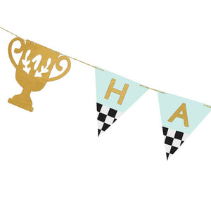 Bannergirlande – Rennwagen 2,5 m