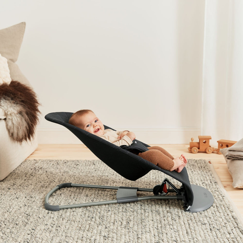 Babywippe BLISS WOVEN – Schwarz
