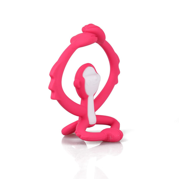 Beißring – Äffchen Dunkelrosa - tablude.com