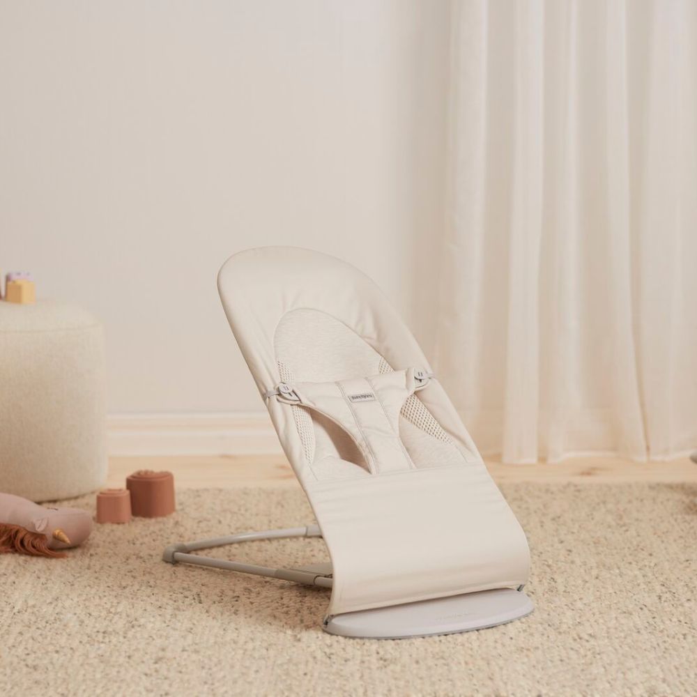 Babywippe BALANCE SOFT WOVEN/JERSEY – Hellbeige